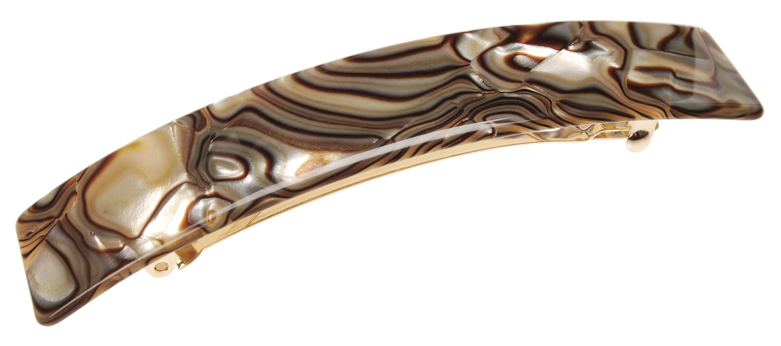 France Luxe Volume\' Rectangle Barrette Hair Clip in Onyx color New! Amazon.com : France Luxe Narrow Rectangle Volume Barrette  main image 2