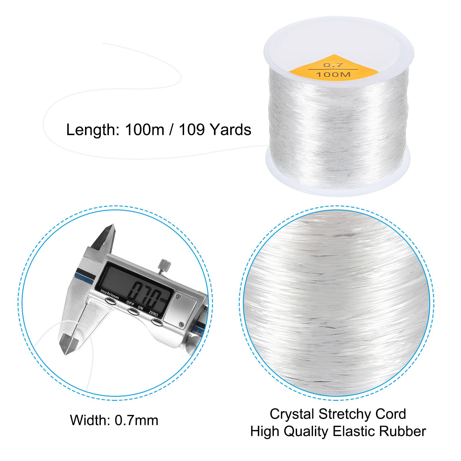 PATIKIL 109 Yard Stretchy Bracelet String - Image 2
