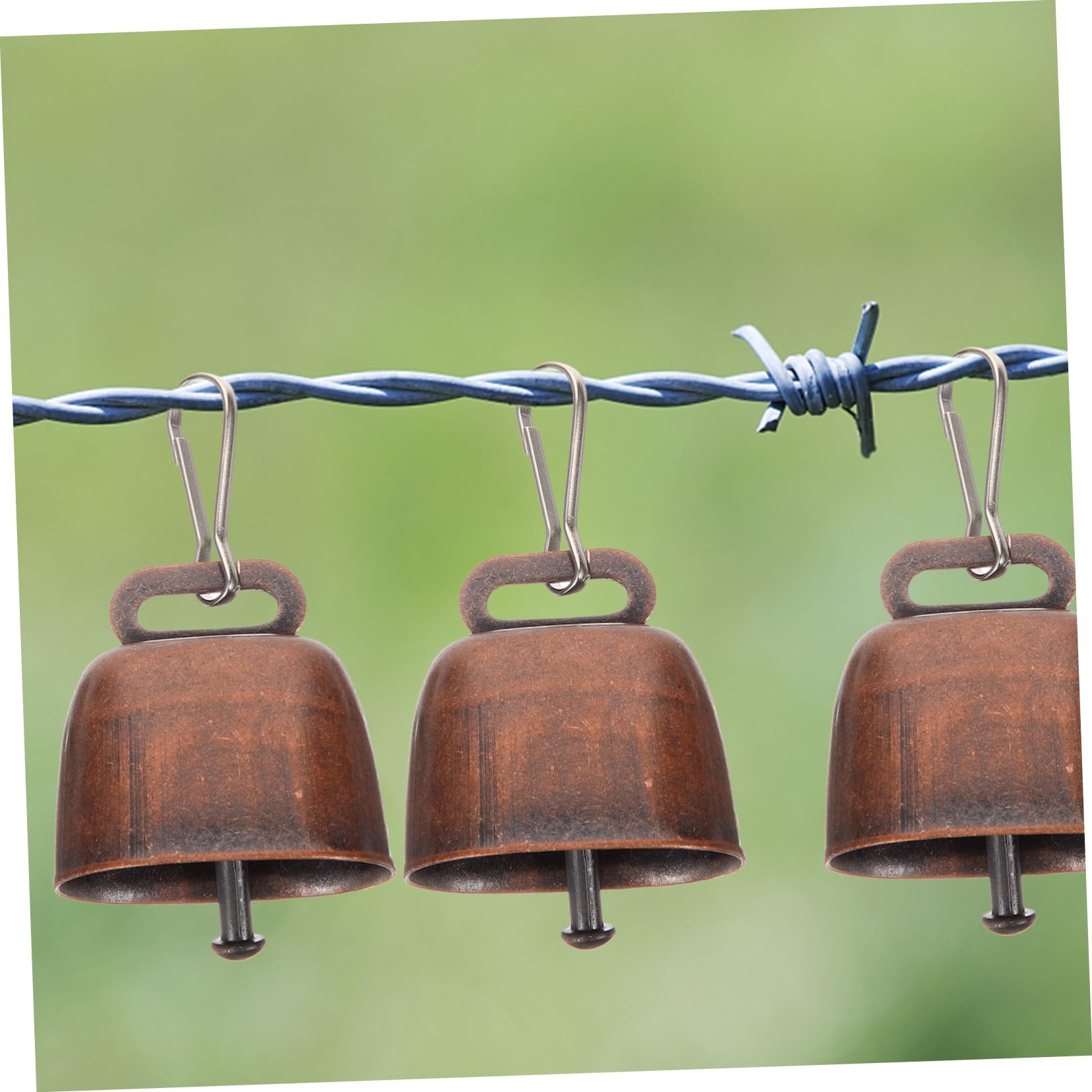 PHENOFICE Set of Vintage Style Metal Small Cow Bells Loud Bells for Animals Farming Sheep Bell Ornaments