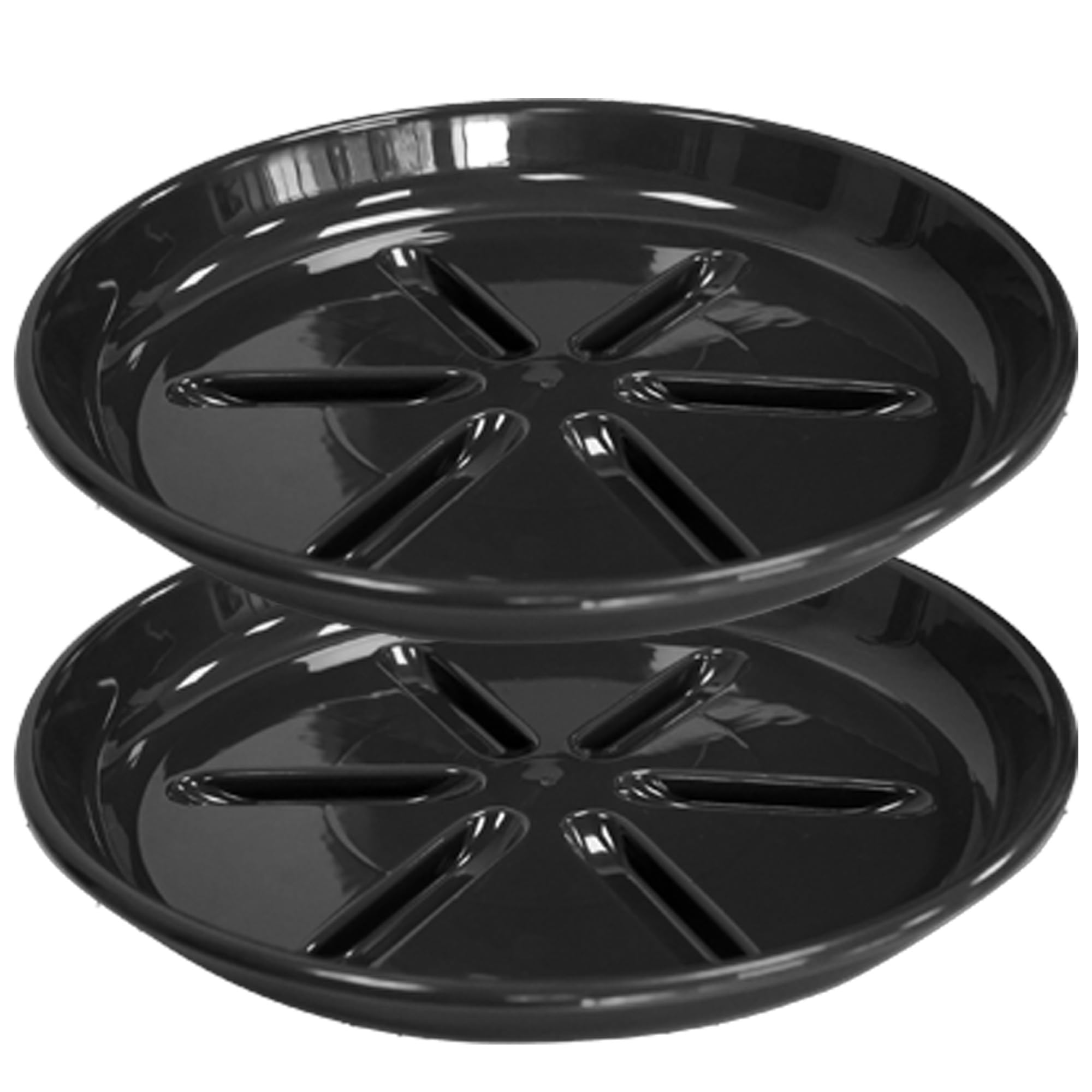 Plant Saucers - 6 Pack Heavy Duty Drainage Trays -11