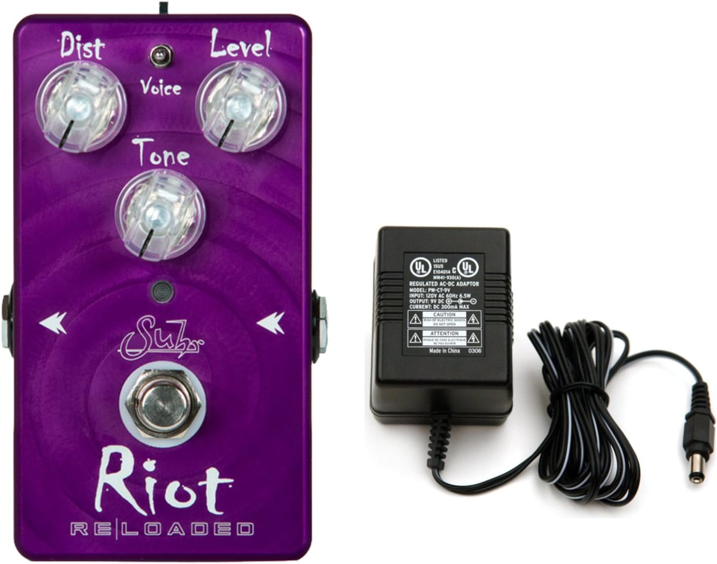 Suhr Riot Reloaded Distortion Pedal w/Power Supply