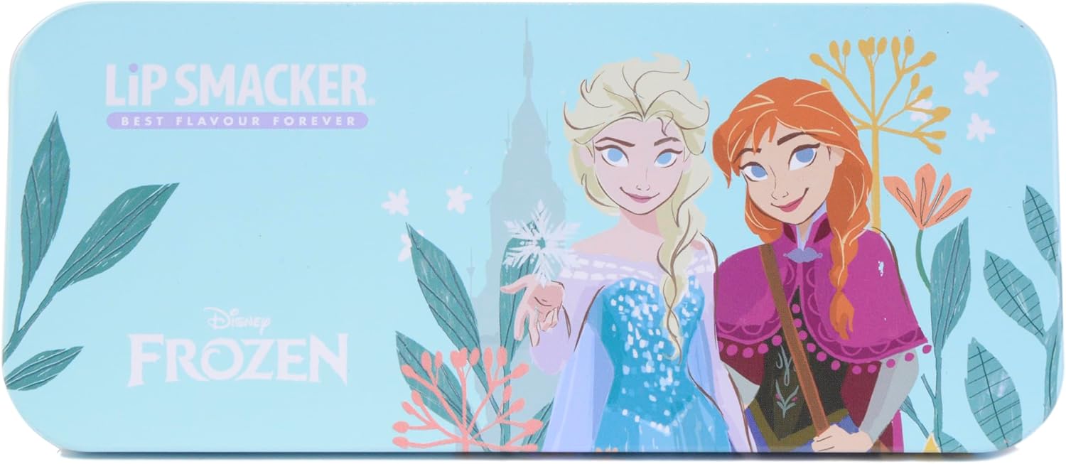 Lip Smacker Frozen Adventure Nail Polish Set, Make-up Cadeauset voor Kinderen inclusief Kleurrijke Veilige Nagellakken & Frozen-Geïnspireerde Nagelkunststickers voor de Prinsessenlook van je Kinderen