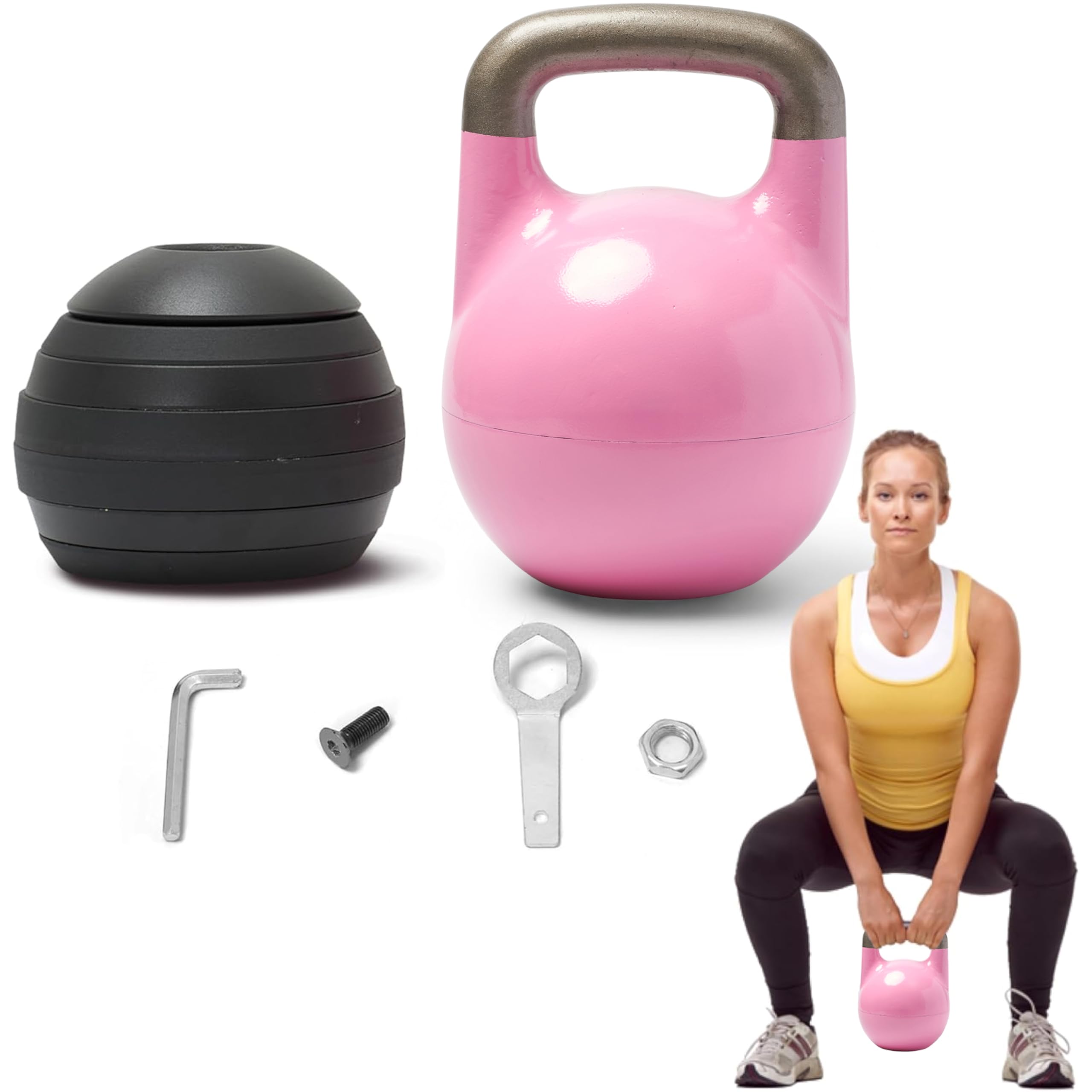 Amazon | Kettlebell Kings(ケトルベルキングス) 12~32kg 調節可能な
