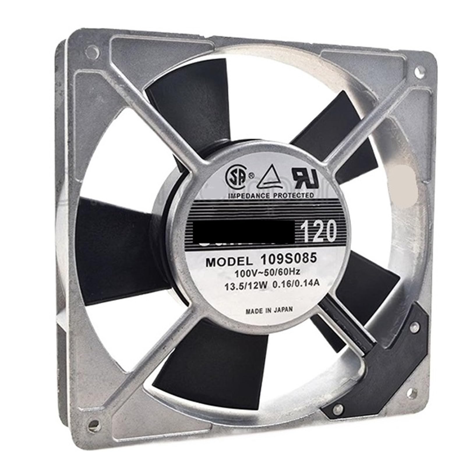 YMUGUEGH 109S085 100V 13.5/12W 0.16/0.14A 12025 Fan