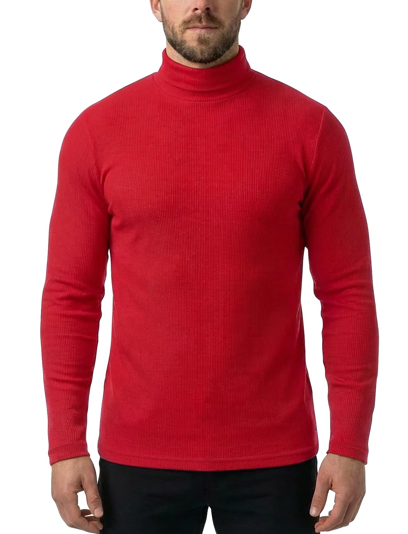 Amazon.com: Zengjo Mens Turtleneck Long Sleeve Shirts Thermal