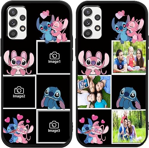 Personalizacion Múltiples Imágenes Funda para teléfono personalizada para Samsung Galaxy A13 4G Case 6.6 ", Funda de TPU suave de TPU para Samsung