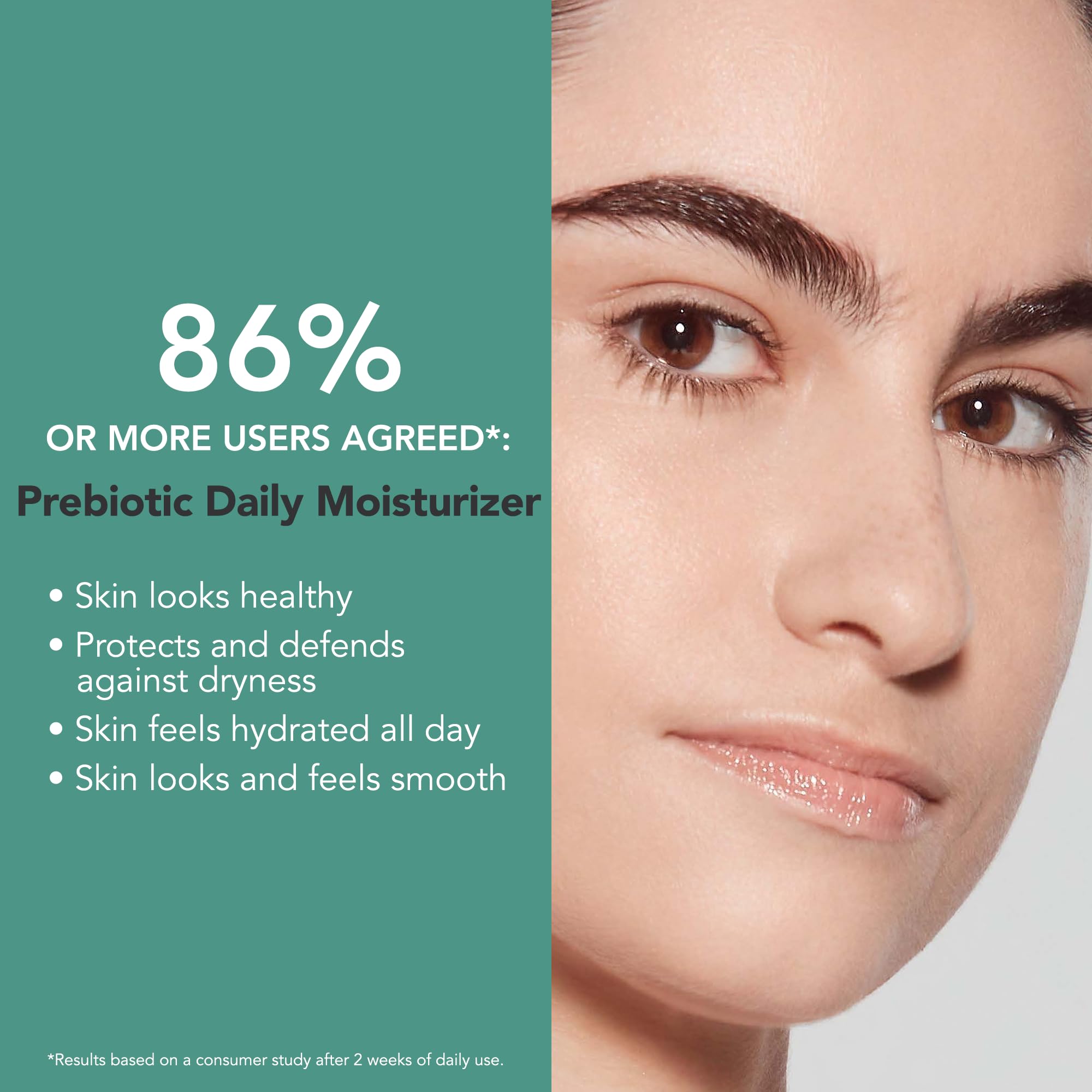 Dermablend Prebiotic Daily Moisturizer 3 fl oz, Lightweight Moisturizer with All-Day Hydration, Prebiotic Inulin, Probiotics & Hyaluronic Acid, Ideal for Sensitive Skin, Fragrance-Free Non-Comedogenic