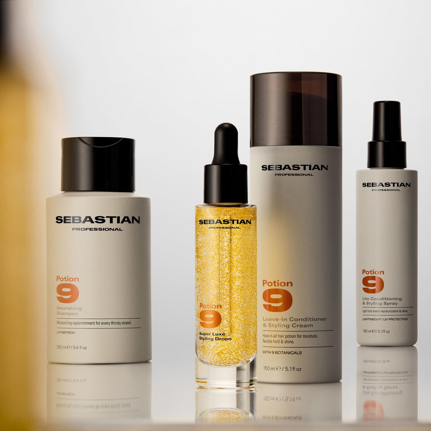 Sebastian Professional Potion 9 Nourishing Shampoo – Shampoo nutriente e idratante che dona ai capelli secchi morbidezza, vitalità e brillantezza naturale
