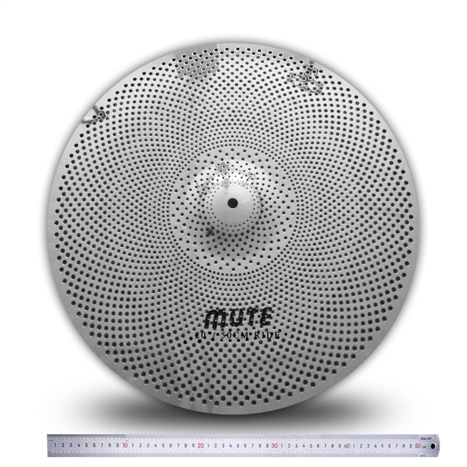 Cymbale Muette À Faible Volume De Couleur Argentée 14 '' Hi Hat + 16 '' Crash + 18 '' Crash + 20 '' Ride pour La Pratique Cymbales pour débutants