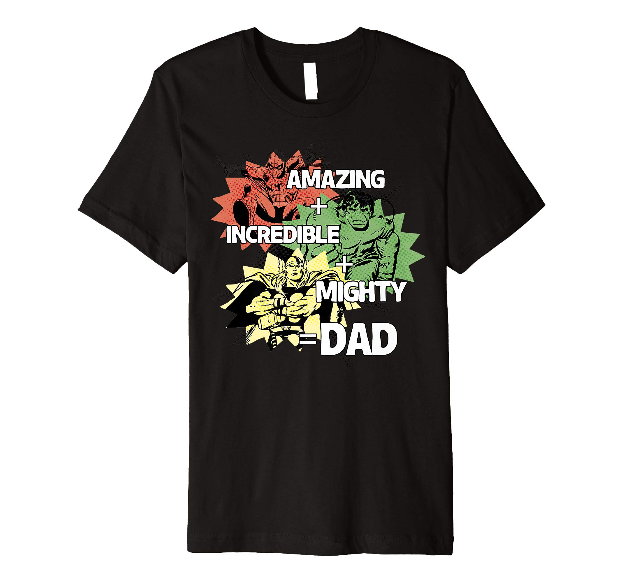 Avengers Father's Day Dad Qualities Graphic T-Shirt