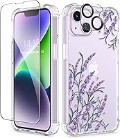 Vista 35 de GVIEWIN - Funda para iPhone 11 con protector de pantalla + protector de lente de cámara, cubierta protectora transparente suave de poliuretano