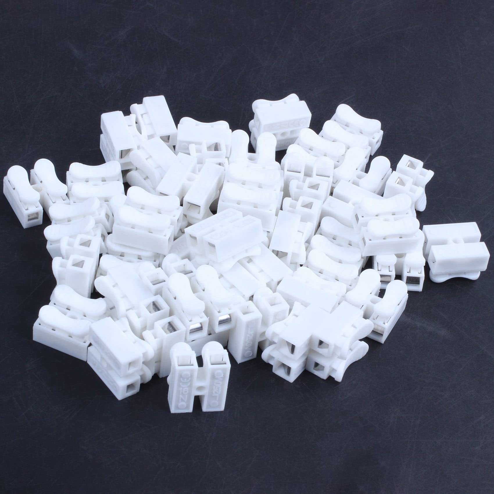 1000Pcs Conector Rápido del Cable del Conector del Cable del Conector del Cable de la Ch2 para la Luz de Tira del Led