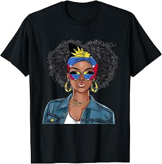Antiguan Flag Souvenirs Woman Dress Hat Antigua & Barbuda T-Shirt