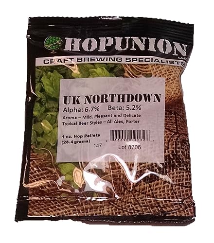 Miniatura 9 de HopUnion 2080A Hop Pellets para elaboración de cerveza casera (checo, saaz) 1 oz, verde