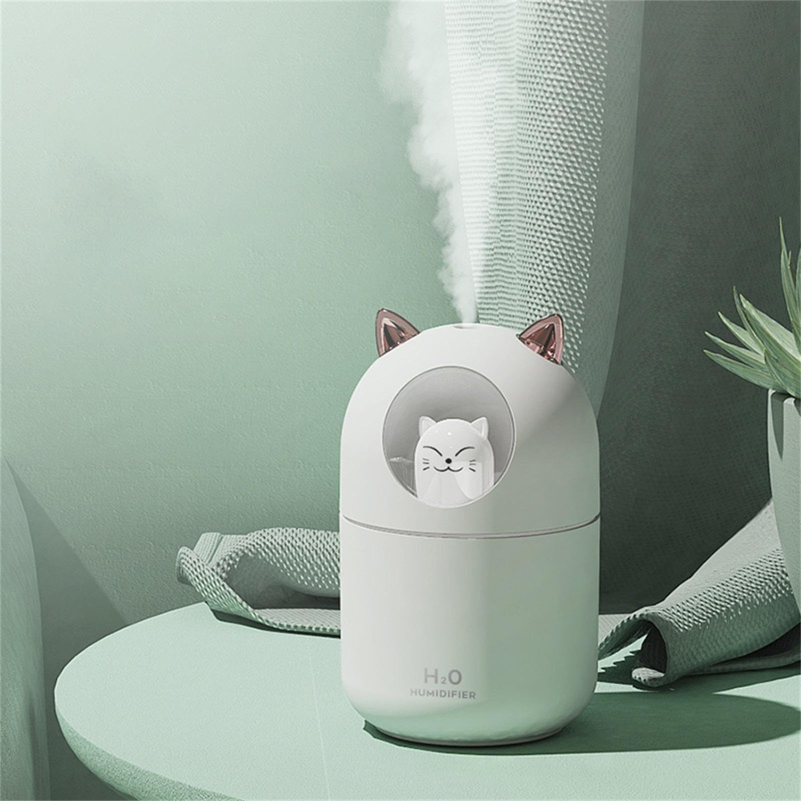 Glovios Diffusore di Oli Essenziali, 100 ml Ceramica Umidificatore Oli Essenziali con 7 Colori LED, Diffusore Aromi Ambiente, Timer, Diffusore Elettrico per Casa Ufficio, Spegnimento Automatico