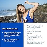 Vista 4 de Gotas para los oídos de acción rápida preferidas por atletas profesionales para molestias en los oídos, infecciones del oído, oído de nadador, oídos