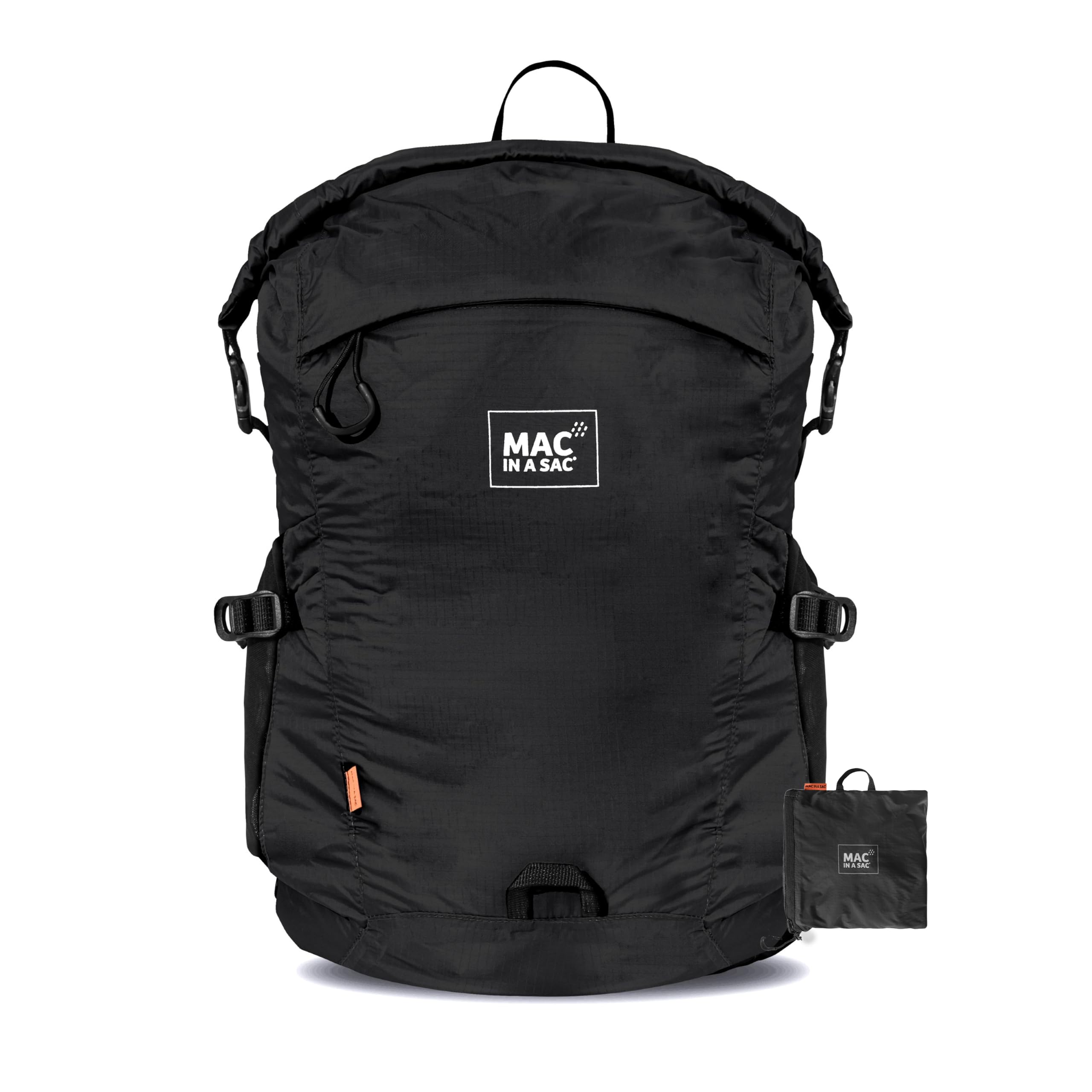 Mac In A Sac Unisex Noir Waterproof Bag Travelite Commuter