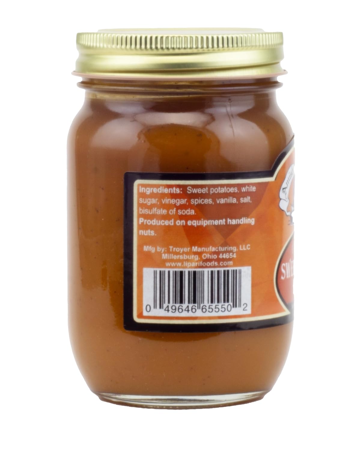 Amish Wedding Sweet Potato Butter, TWO 16 oz. (454g) Jars
