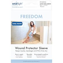 Brownmed Freedom Knee/Elbow Sleeve - Waterproof Cast Protector for Showering, Bathing & Swimming - 19-23" - Adult