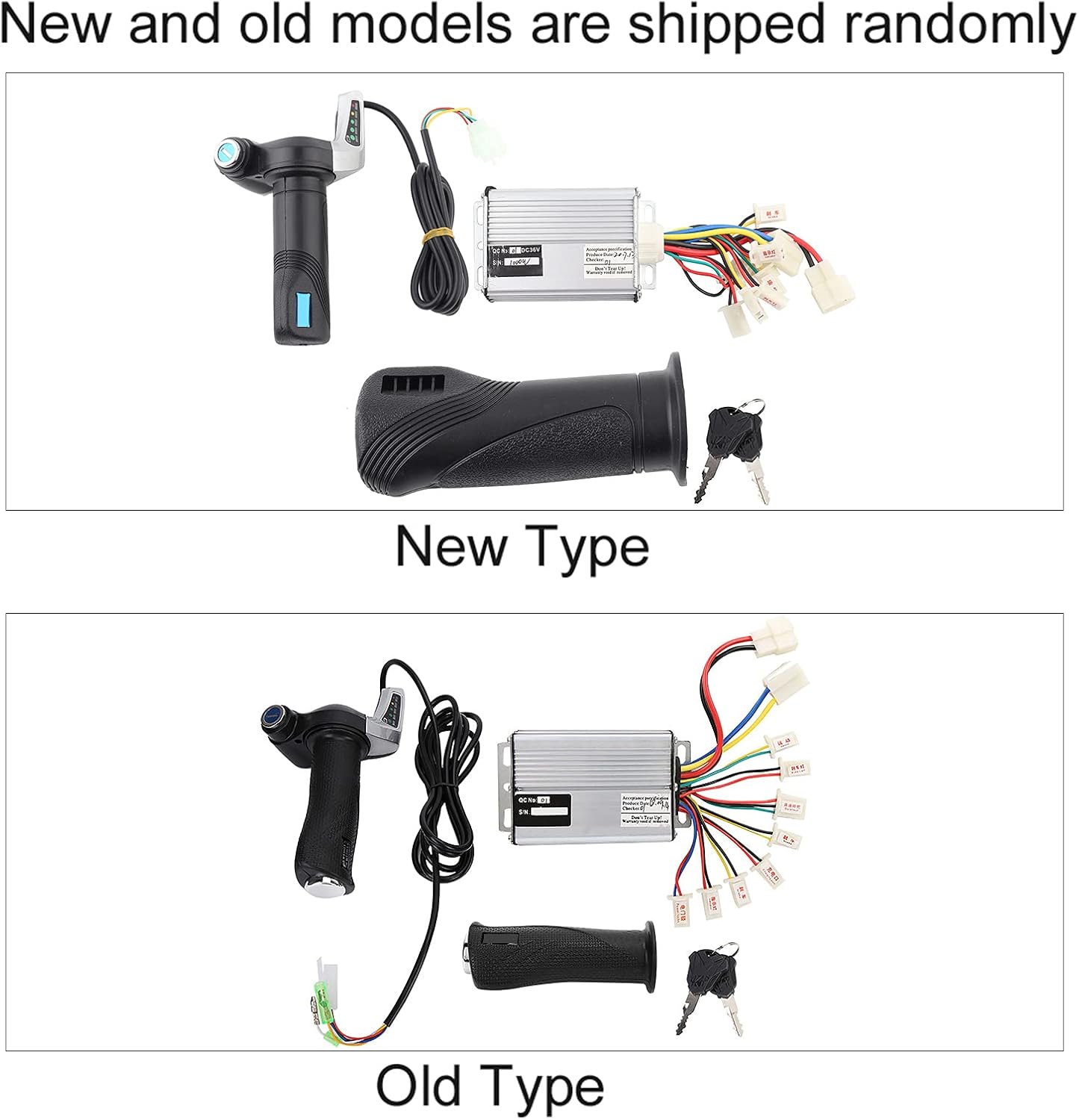 Alomejor Electric Tricycle Controller,High-Power Brushed Motor Controller with Throttle Display 36V Scooter Controller for Delivery Riders Urban Commuting Cargo Transport
