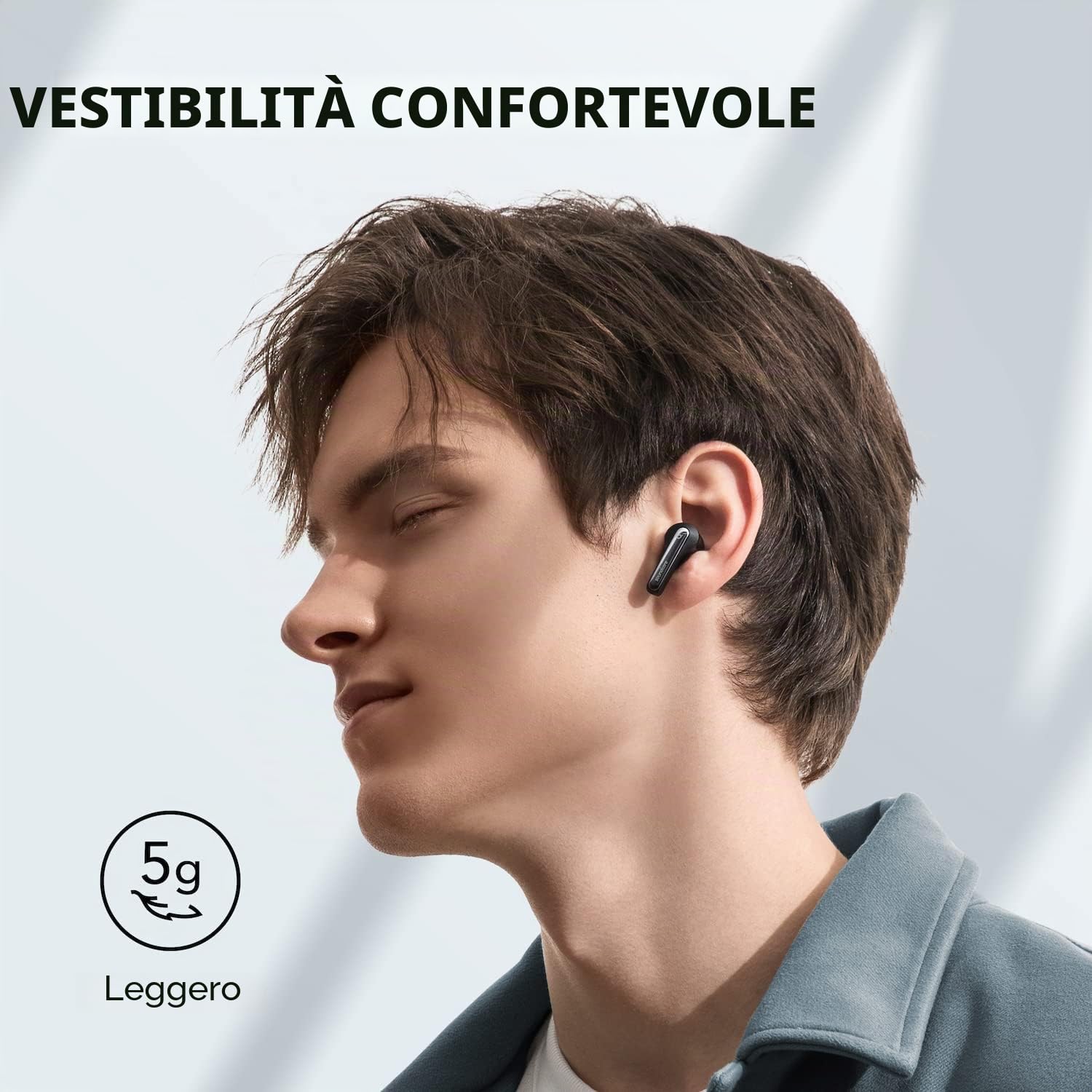 Soundcore by Anker P3i Cuffie Bluetooth Cancellazione Rumore Attiva Ibrida, Cuffie Bluetooth 5.2 con driver 10mm, 36 Ore di riproduzione, Chiamate 4 microfoni AI, EQ Personalizzata, Trasparenza