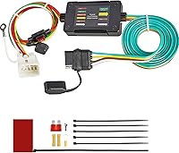 Vista 1 de Oyviny Custom 4 Pin Trailer Wiring Harness for Select 2009-2024 Subaru Ascent/Crosstrek/Forester/Outback Factory Tow Package Required for