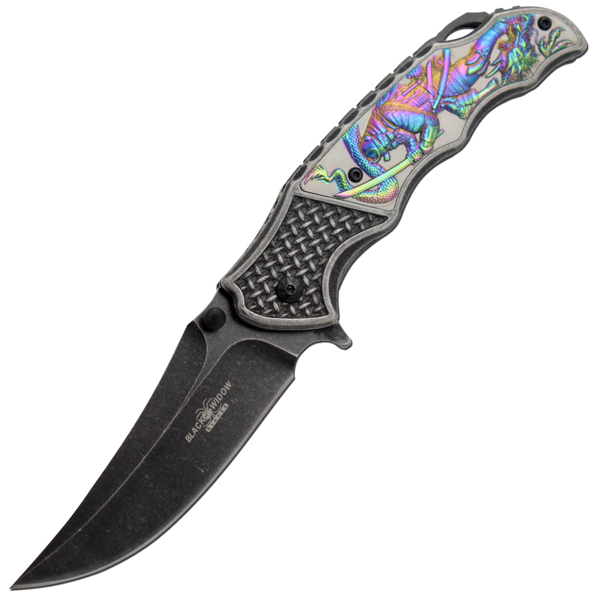 Snake Eye Tactical Assist |Heavy-Duty Pocket Knife | Japan's aristocratic warriors (bushi) | Design Handle EDC|Camping Knife (02-2)