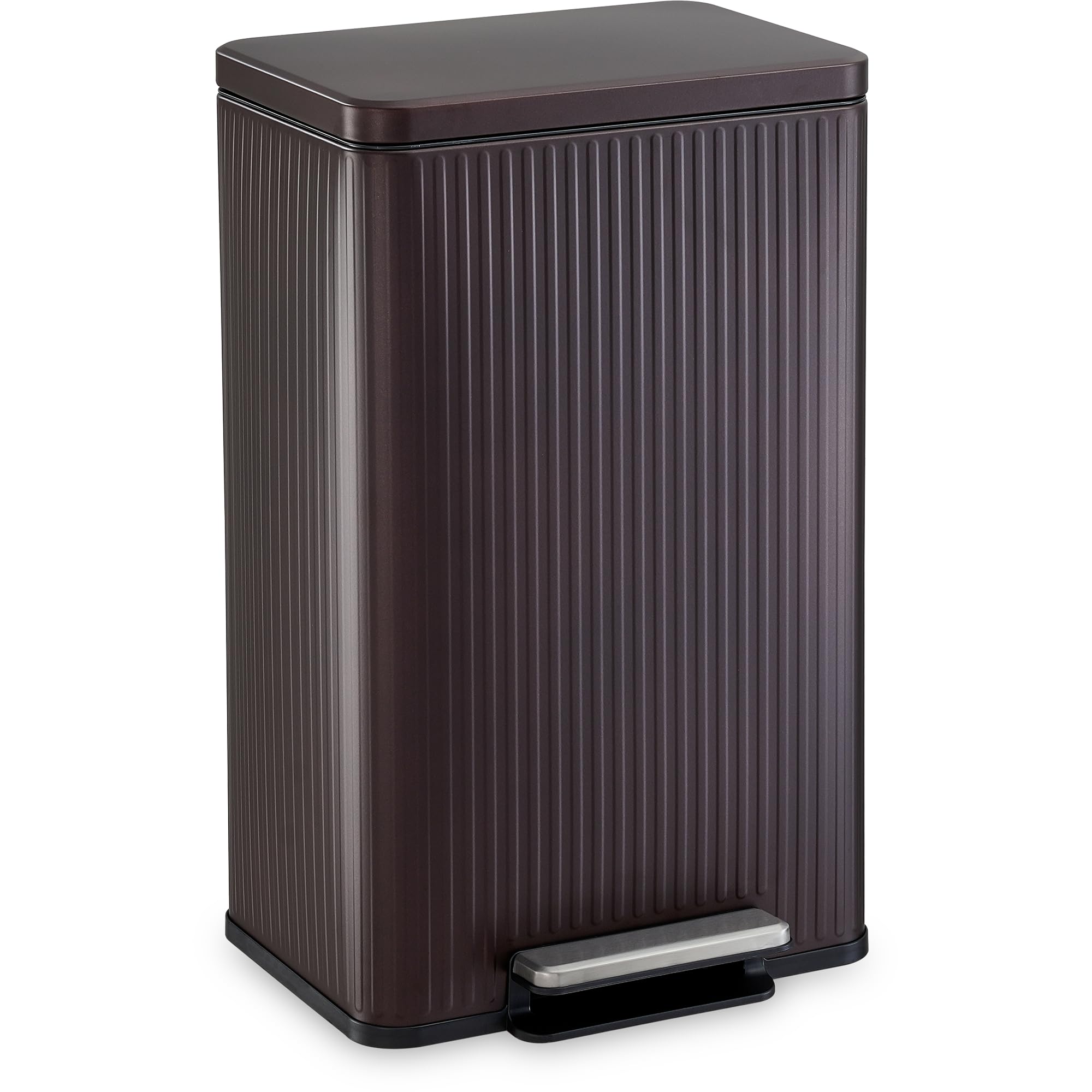 Simpli-Magic Stainless Steel Trash Can - Foot Pedal & Filter -17 Simpli-Magic Stainless Steel Trash Can - Foot Pedal & Filter -17