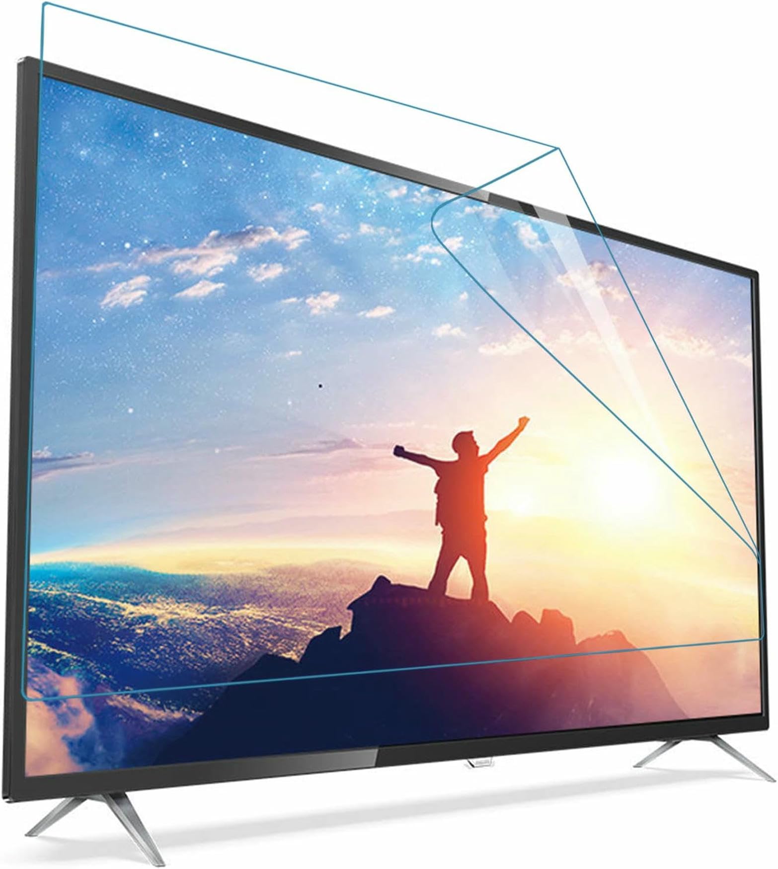 Protecteur d'écran TV contre la fatigue oculaire et les reflets lumineux 1056x596 mm