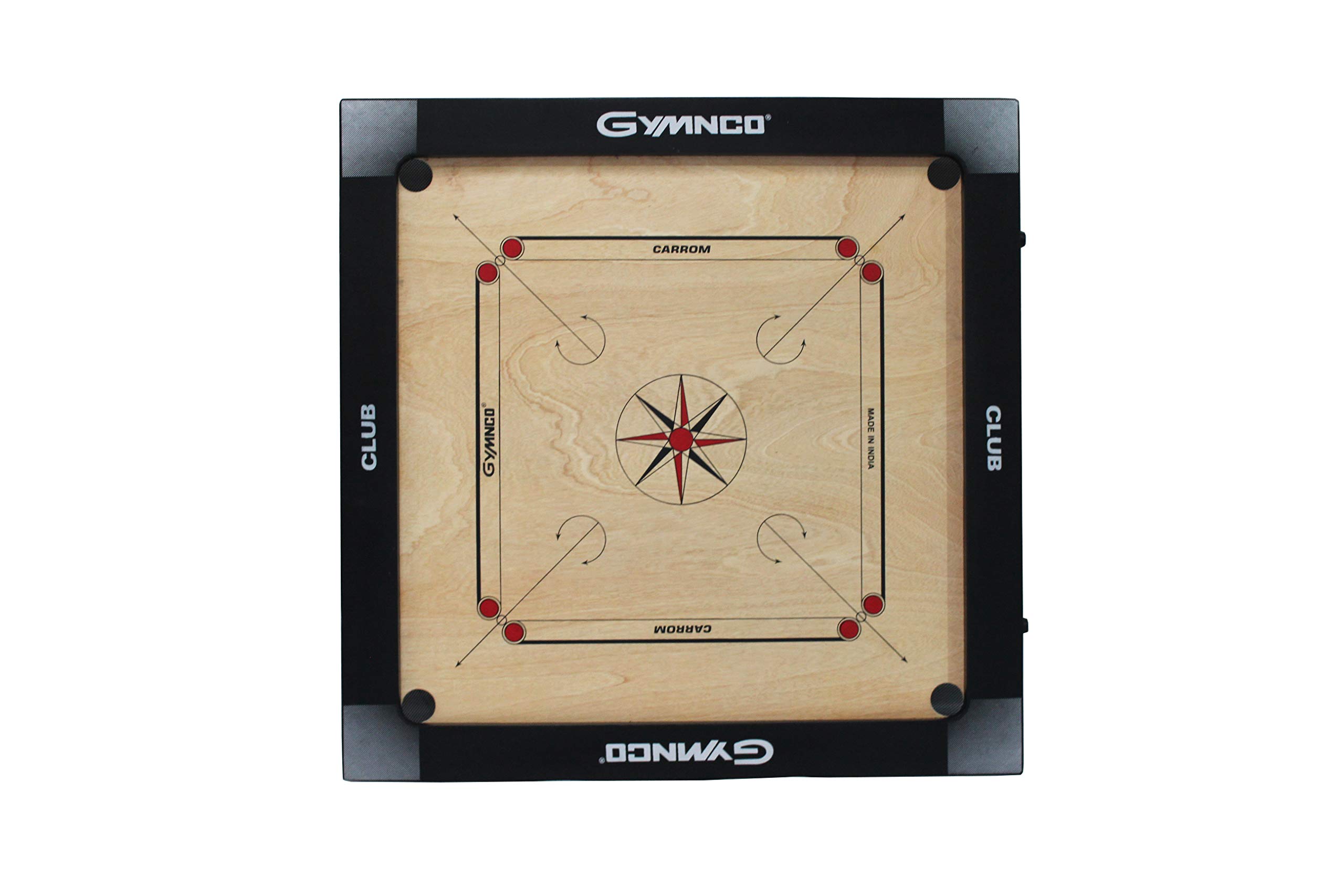 GYMNCO Club Carrom Board Without Stand for Kids and Adult(Frame: 3x1.5, Playing Area : 30 inch x 30 inch, ply : 6 mm)- Black (B07Z9M1VL7) Amazon Price History, Amazon Price Tracker