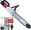 New Electric Diamond Chain Saw Wall Cutter - Water-Cooled Dustless Technology Wall Chaser Saw, For Effortless Brick,Granite,Concrete Slotting,Grooving Depth 13.8/19in | Pro Building Tool,8800W