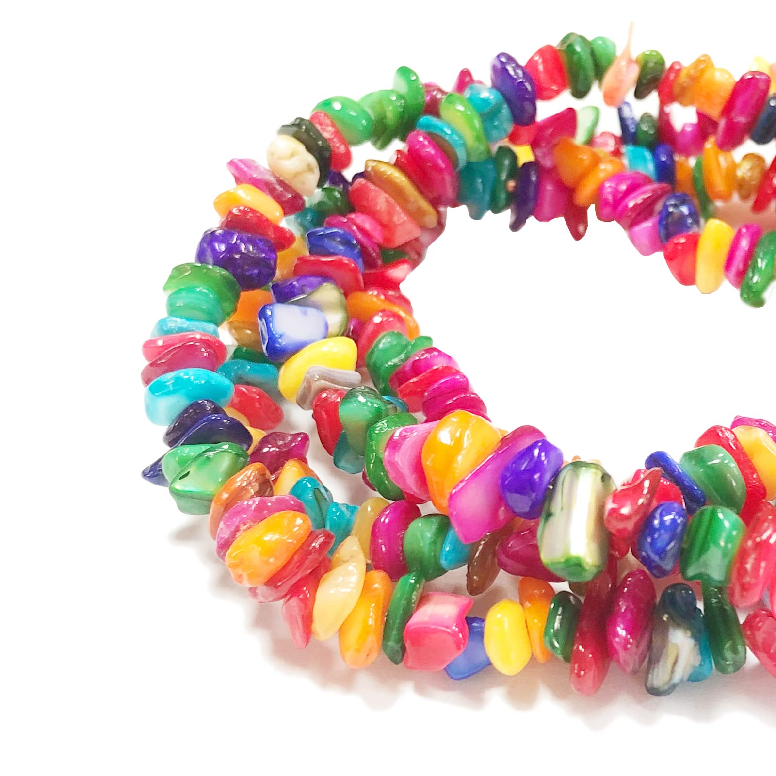 320pcs Natural Chip Stone Beads Multicolor Irregular Gemstone Healing Crystal Loose Rocks Bead Charms for Necklace Bracelet Earrings Jewelry Making DIY Craft (Colorful Natural Stones, 36Y4)