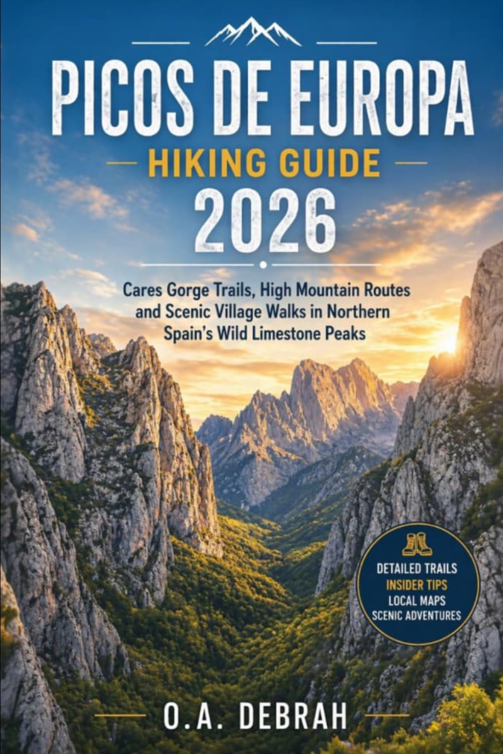 PICOS DE EUROPA HIKING GUIDE 2026: Cares Gorge Trails, High Mountain Routes and Scenic Village Walks in Northern Spain’s Wild Limestone Peaks: 1 (The Wild Paths Collection)