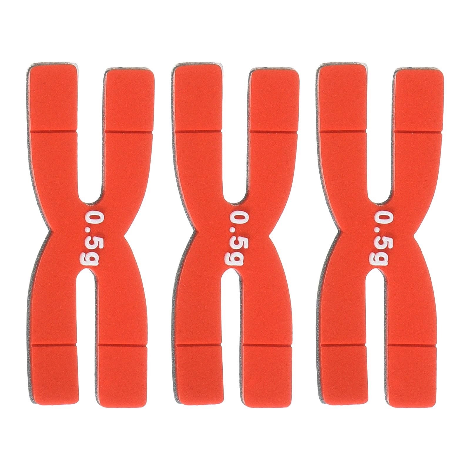 M METERXITY 3 Pack Racket Weight Balance Strips - Tennis Badminton Racquet Balance Strips Tape Bar Weighted Tapes, Apply to Racquet/Sports Training (0.5g, Red) โ image 1