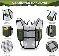 Vista 3 de Maelstromhydration Backpack Verde militar