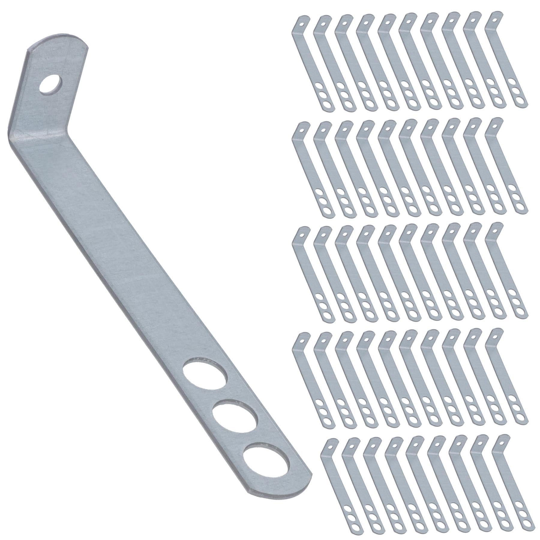 AB Tools Safety End Frame Cramp Wall Tie 35mm X 150mm Galv Steel Fixing Fastener 50Pc from B&Q
