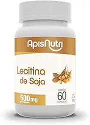Lecitina de Soja 500mg (60caps), Apisnutri