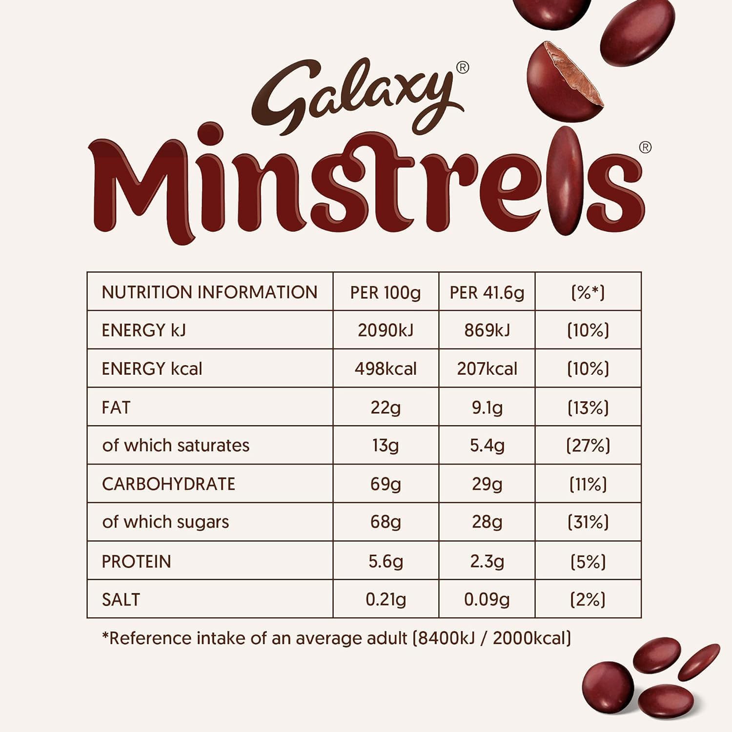 Galaxy Minstrels woreczek na czekoladę mleczną - 15 x 118 g
