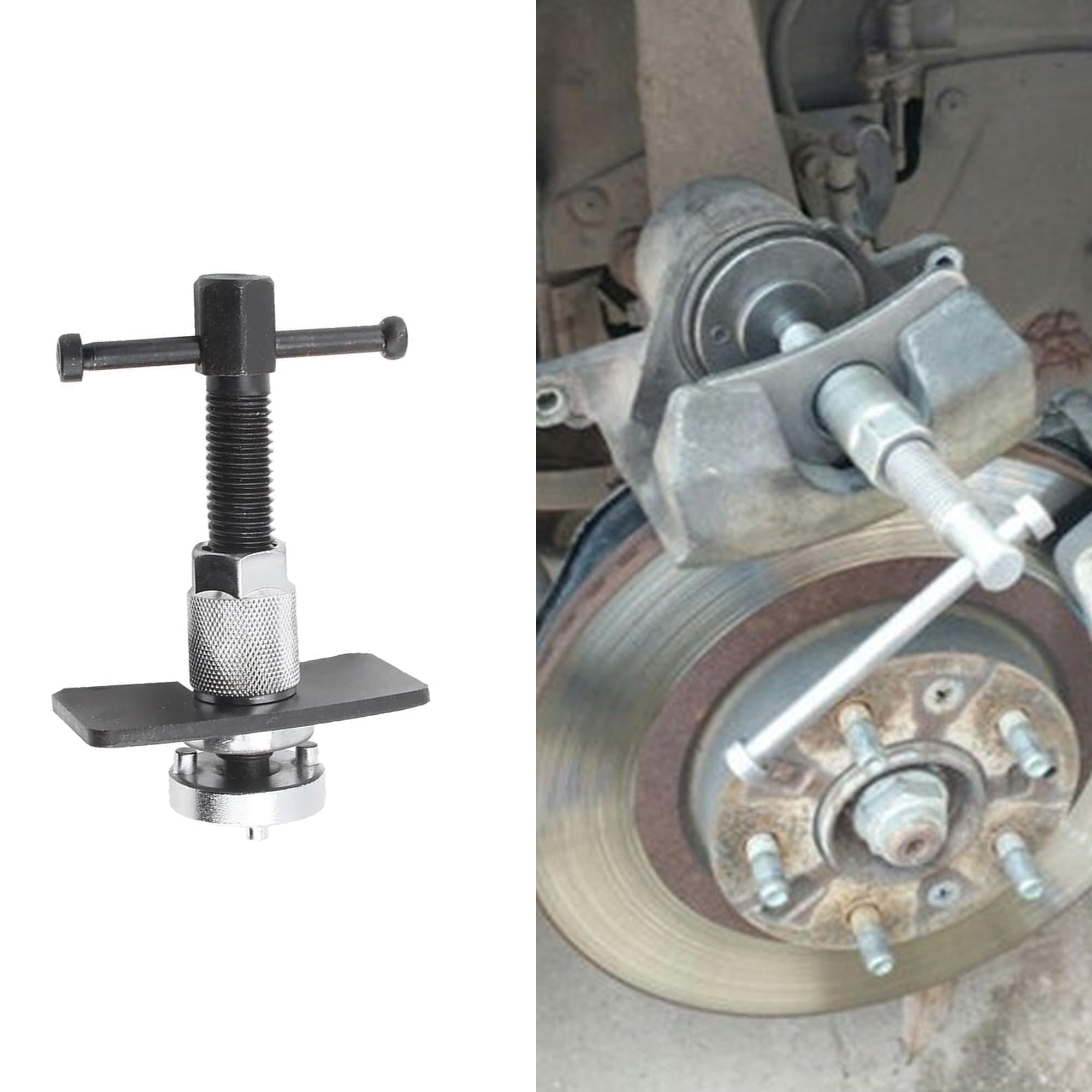 Photo 1 of ***MISSING PARTS***
Alieemo Car Disc Brake Caliper Piston Rewind Tool, 3pcs/Set Brake Piston Wind Back Tool, Auto Rear Brake Pad Wind Back Right Handle Tool, Universal for RV, SUV, Truck