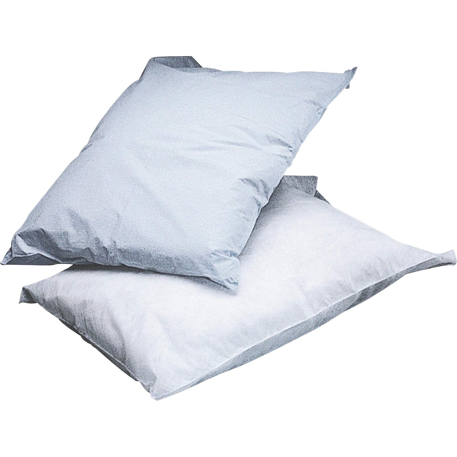 Medline Disposable Tissue/Poly Pillowcases, 21 x 30, White (Pack of 100)