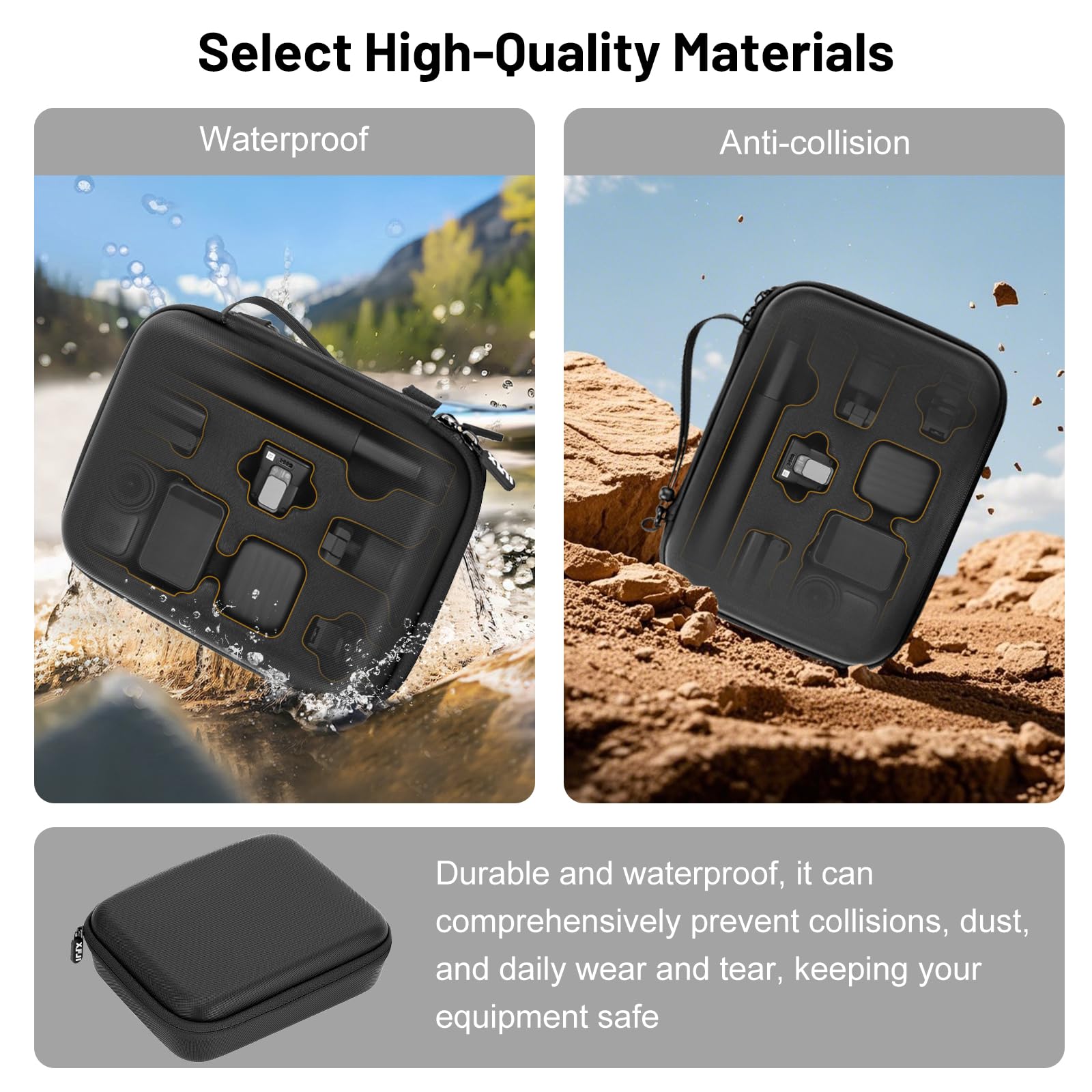 Étui de Transport Sac pour DJI Osmo Nano, Accessoires de Voyage pour Caméra Protection