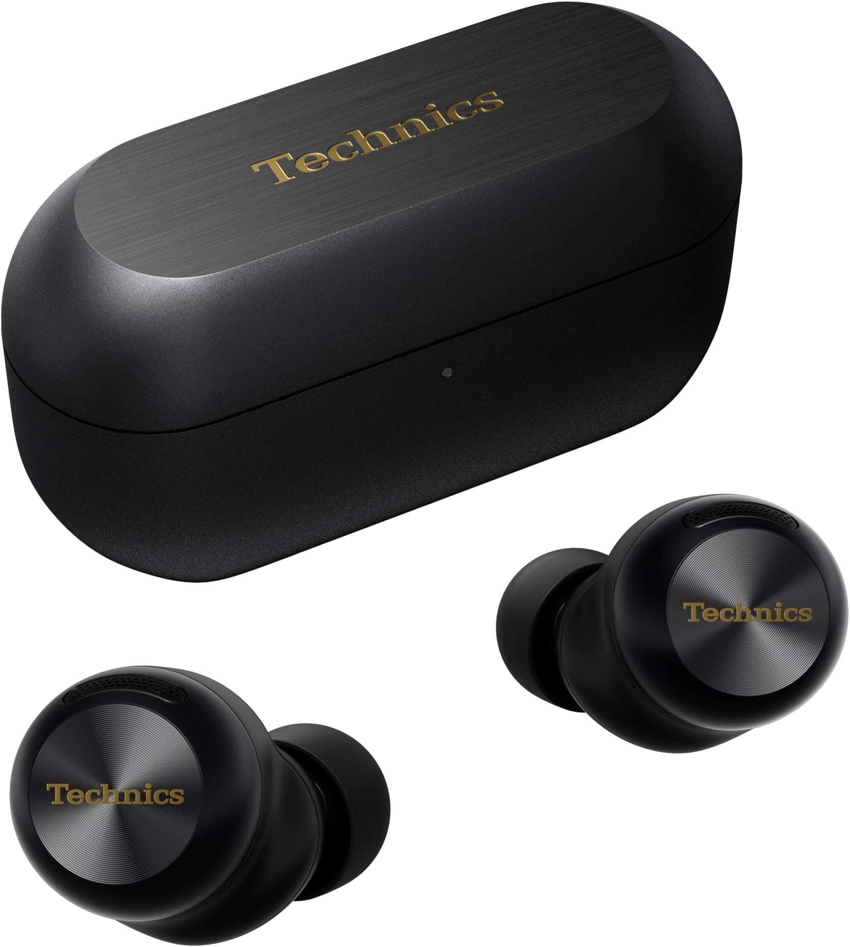 EAH-AZ100E-K Wireless Earbuds with Noise Cancelling, Multipoint Bluetooth, Voice Focus AI, Comfortable In-Ear Headphones, Black