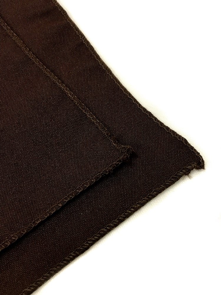 Ben Collection 60" X 120" Rectangular Polyester Tablecloth Brown