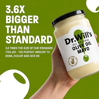 Dr. Will's Olive Oil Mayonnaise, Keto-Friendly & Seed Oil Free, 630g