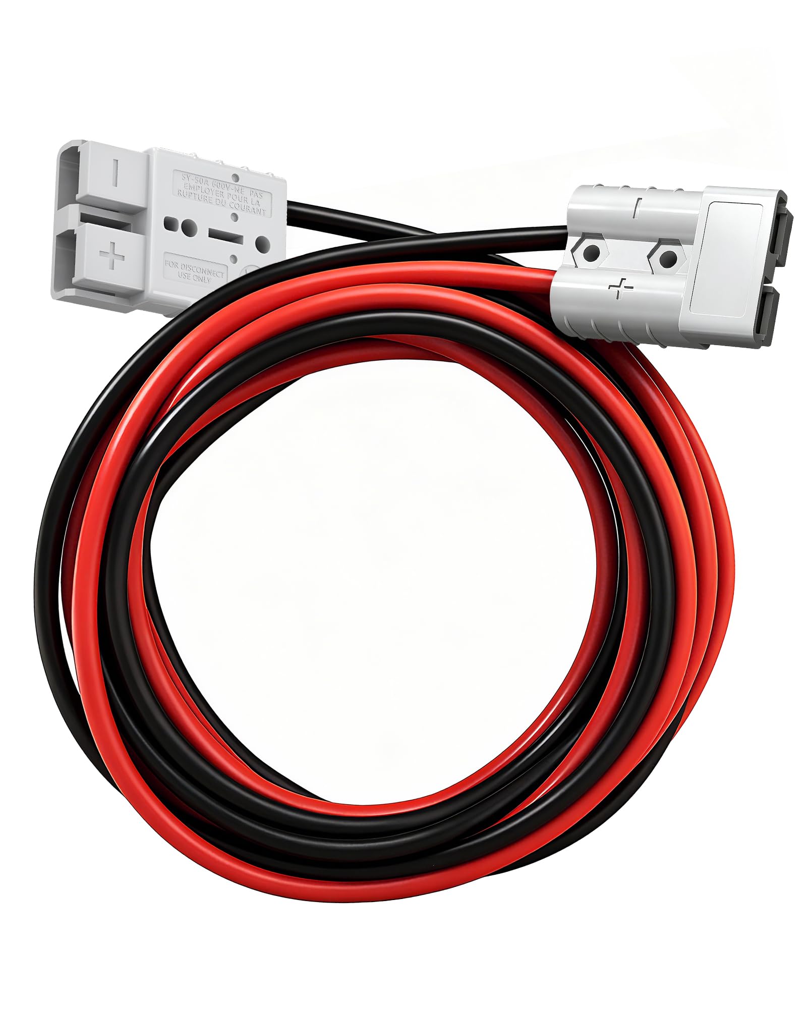 Sponsored Ad - IZTOSS 50A Anderson Connector Plug with 6AWG Cable for 6 to 12 Gauge Cable Battery Quick Connector Forklift Plug Wire Trailer Power Storage Power Harness One to One Power Forklift Charging Connector