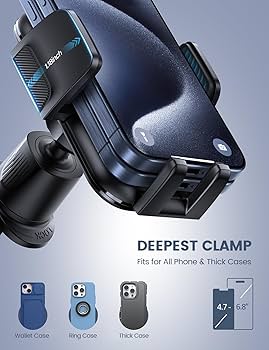 Amazon.com: Lamicall 2025 Wider Clamp & Metal Hook Car Phone