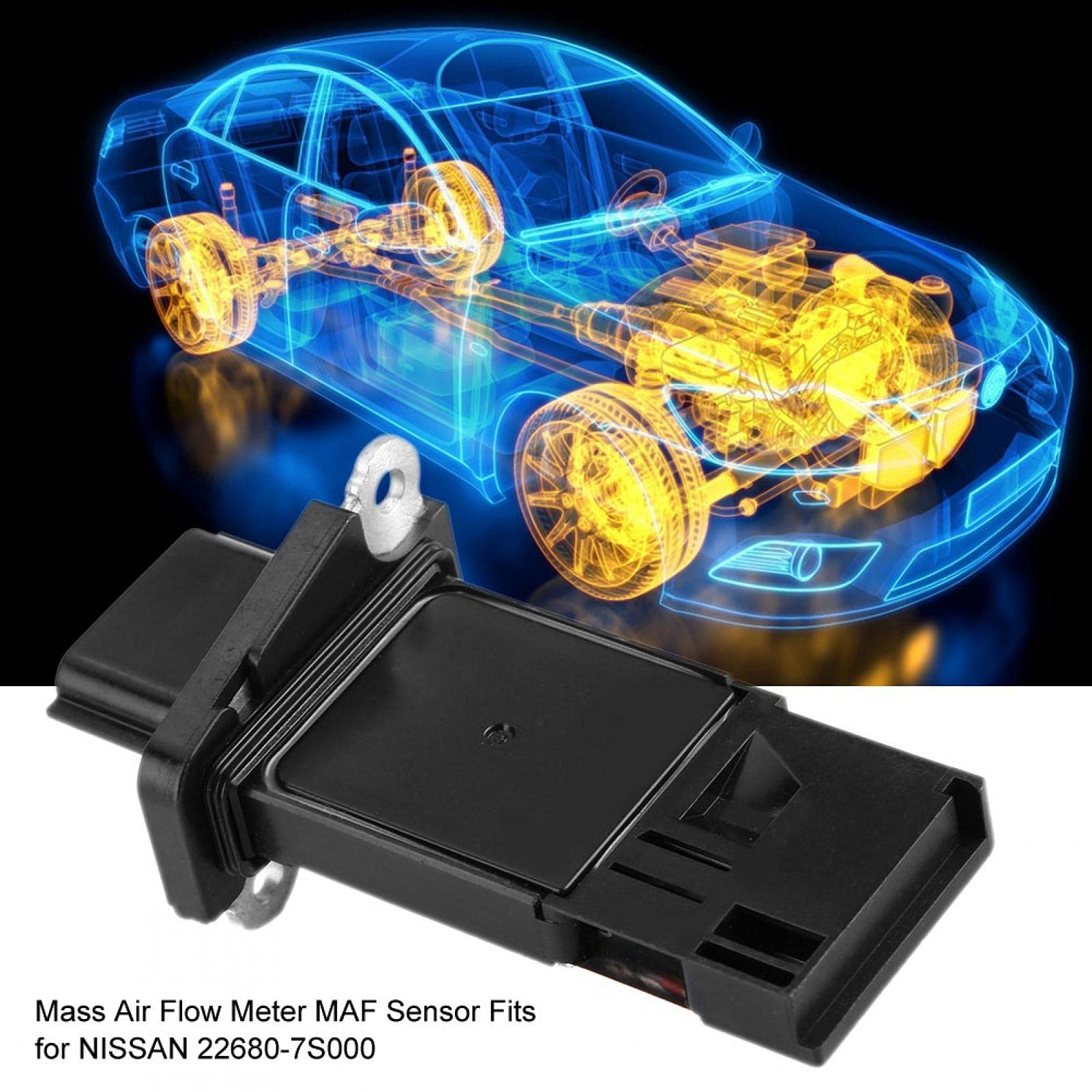 EBTOOLS Medidor de Sensor de Flujo de Aire Masivo MAF 22680-7S000 para Nissan