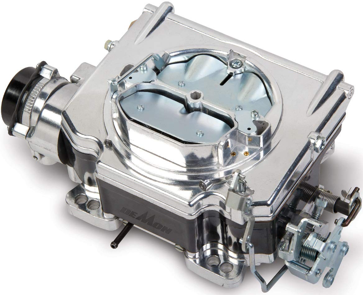 Buy NEW HOLLEY STREET DEMON CARBURETOR,BALLBURNISHED SHINY ALUMINUM WITH BLACK COMPOSITE FUEL