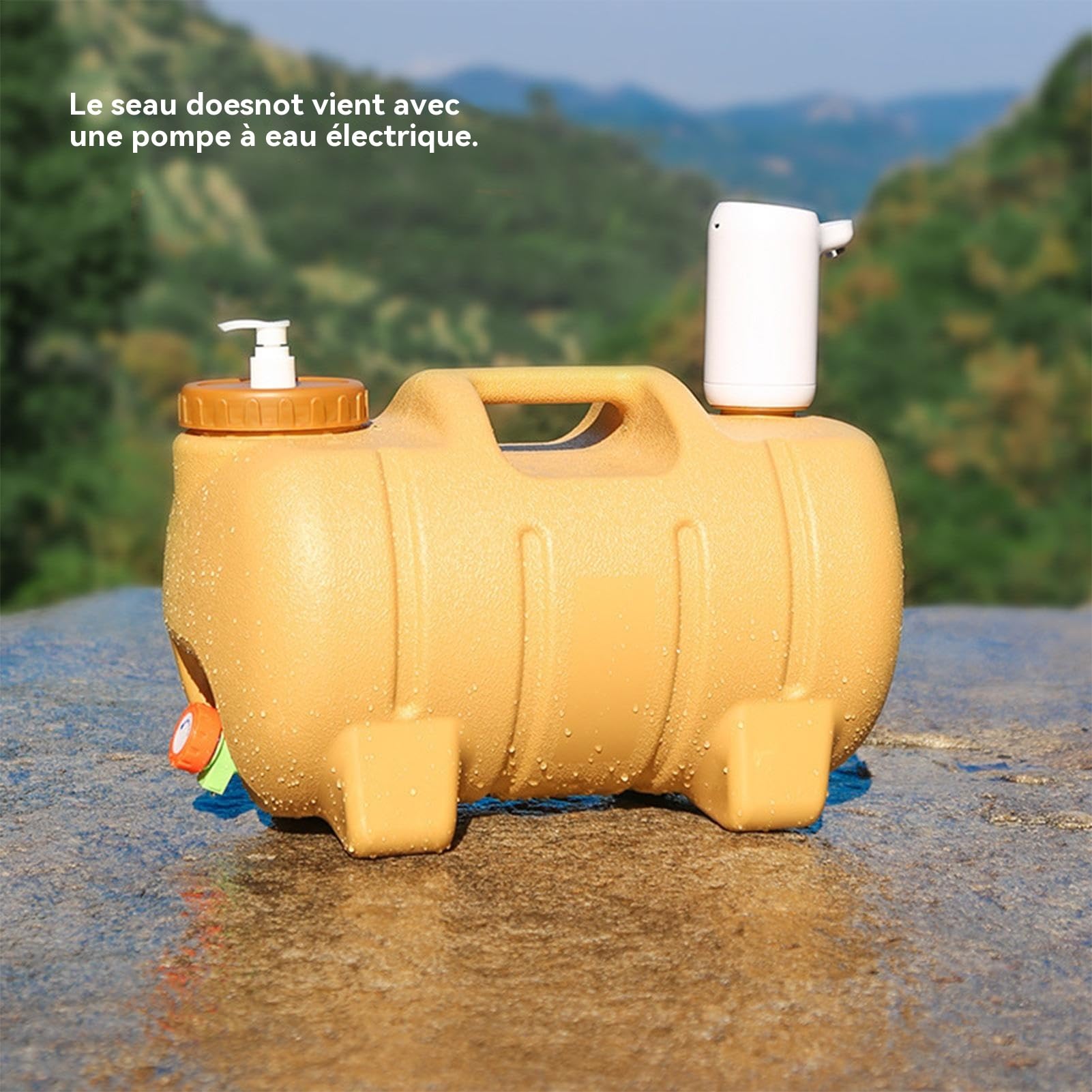 Tanica d'acqua portatile contenitore ricaricabile idratazione sopravvivenza | Tanica Di Stoccaggio Acqua 20L Con Rubinetto Per Campeggio Escursionismo Campeggio Zaino Picnic Spiaggia Giardino Riunioni