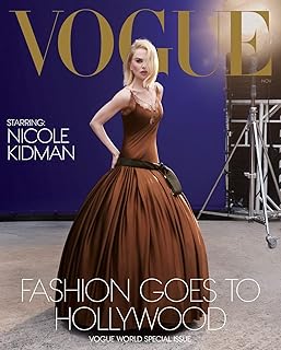 Vogue USA Magazine November 2025 : Fashion Goes to Hollywood (Random Cover) Free Magazine & Home Tote Bag